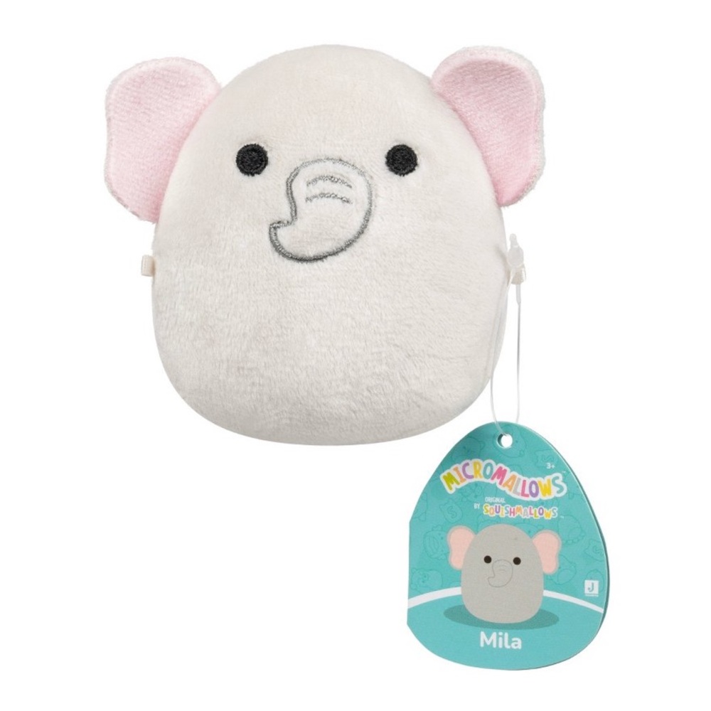 MILA Squishmallows Elephant Micromallows 2.5" NWT Plush- S1